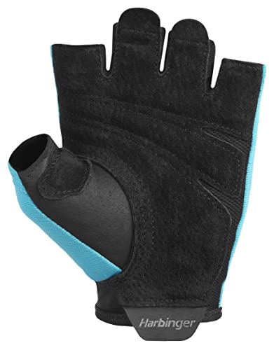 Harbinger Unisex Power Gloves Small Aqua - Image 3