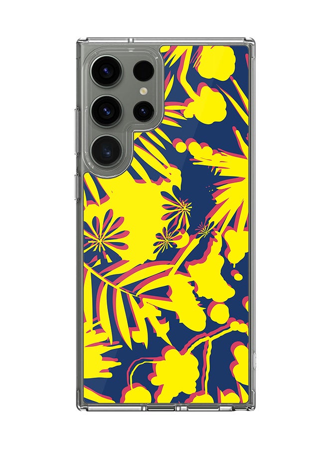 Stylizedd Classic Clear Case for Samsung Galaxy S23 Ultra , Hybrid Soft Transparent Cover [ Designed for Samsung Galaxy S23 Ultra ] - Hawaii Jungle Full Print - Image 1