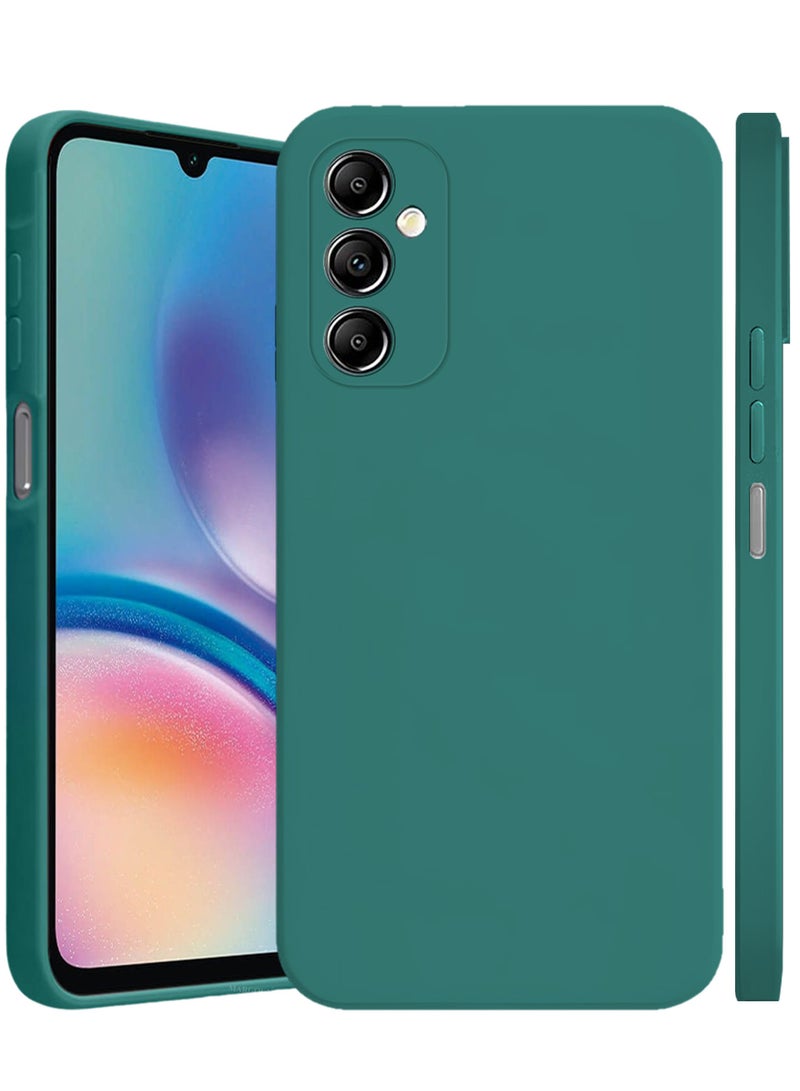 CATANES Liquid Silicone Case for Samsung Galaxy A05s Protective Phone Case with Soft Anti-Scratch Microfiber Lining Utra Slim Drop Protection Phone Cover - Green - Image 2