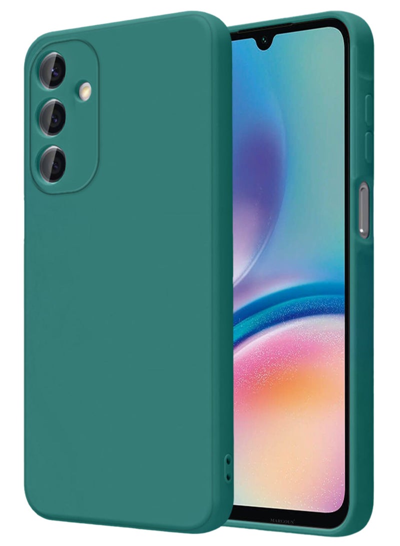 CATANES Liquid Silicone Case for Samsung Galaxy A05s Protective Phone Case with Soft Anti-Scratch Microfiber Lining Utra Slim Drop Protection Phone Cover - Green - Image 1