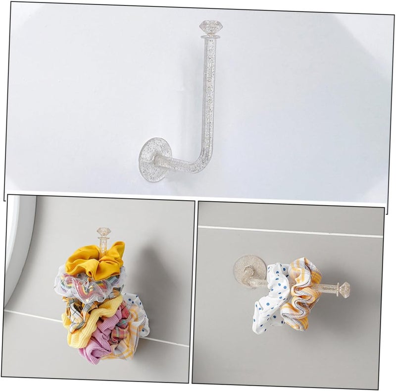 4pcs No-Drill Adhesive Wall Hooks for Hanging Coats and Keys, Small Decorative Sticky Hooks for Bathroom and Kitchen Organization - Image 3