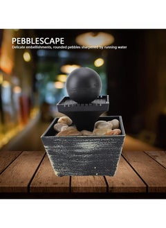 DLC Tabletop Fountain 3V USB Mini Waterfall Indoor Ball Waterfall Fountain for Indoor Spaces, Relaxation Water Feature DLC-31039  - Image 4