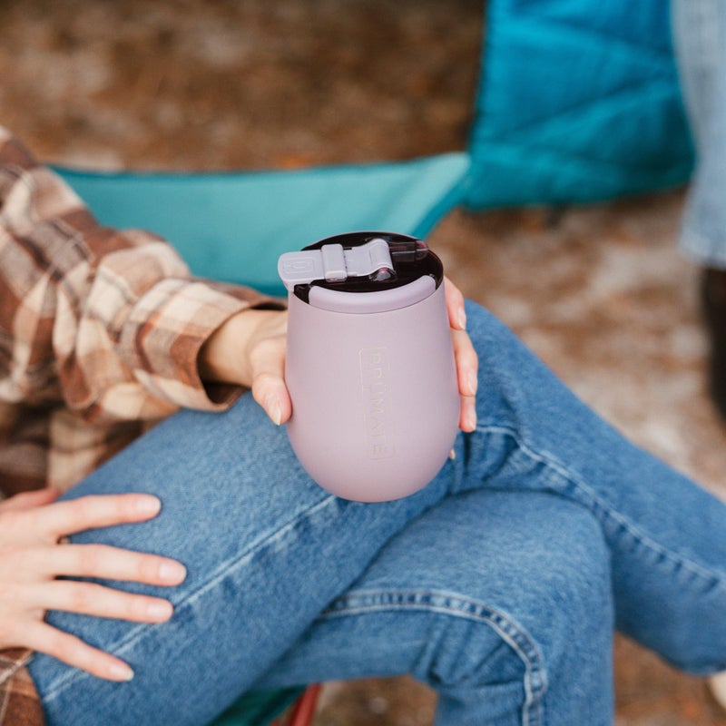 BrÃ¼Mate Uncork'd 14oz 100% Leakproof Insulated Wine Tumbler | Locking Lid | Insulated Stainless Steel Wine Glass | Perfect For Travel & Outdoors | BPA-Free (Matte Black) - Image 5