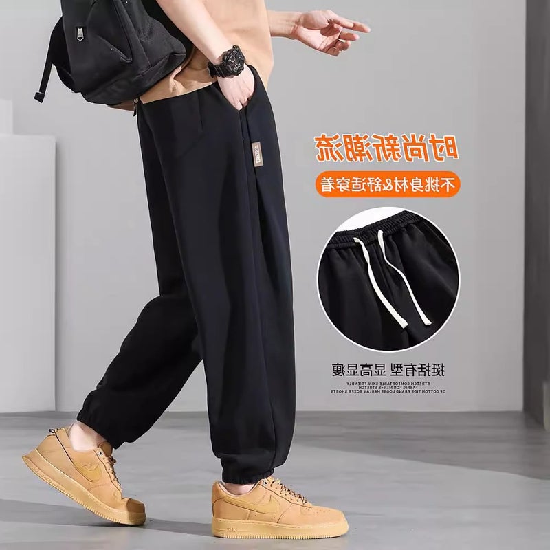 2024 Wei Pants Boys Loose plus size Sports Pants Plus Fat Plus Plus Plus Fat Men's Spring and Autumn Men's Casual Pants - Image 4