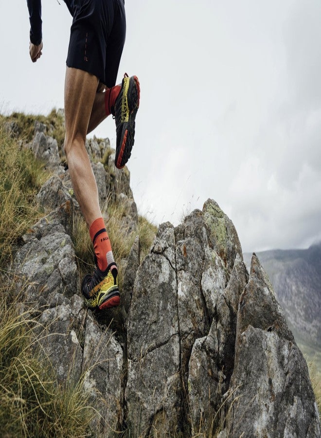 FALKE Men's RU4 Endurance Running Socks, Mid Calf, Medium Cushion, Athletic, Breathable Quick Dry, Organic Cotton, Black (Black-Mix 3010), 6.5-8.5, 1 Pair - Image 3