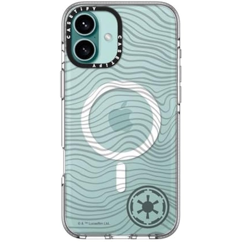 Casetify Clear iPhone 16 Plus Case 【Mandalorian Co-Lab/Not Yellowing / 6.6ft Drop Protection/Compatible with Magsafe】 - Beskar Ingot Case - Clear - Image 4