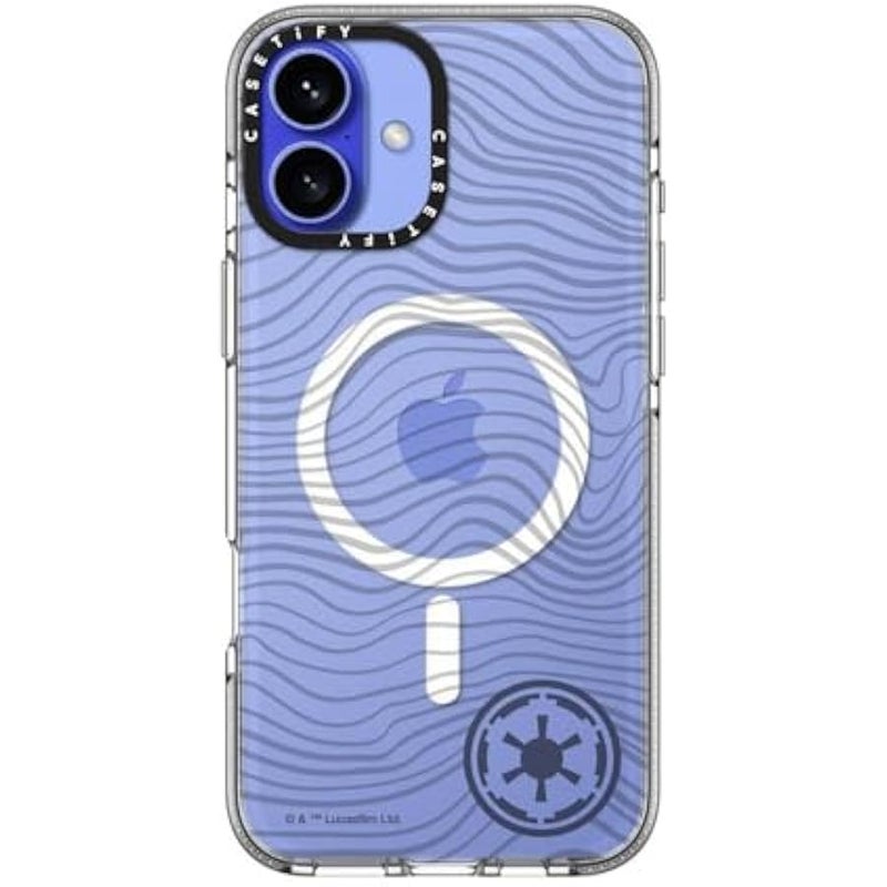 Casetify Clear iPhone 16 Plus Case 【Mandalorian Co-Lab/Not Yellowing / 6.6ft Drop Protection/Compatible with Magsafe】 - Beskar Ingot Case - Clear - Image 3