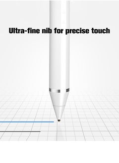 Theodor Theodor Stylus Pen for iPad with Tilt Sensitivity iPad Stylus Pencil for Apple iPad 10/9/8/7/6 iPad Pro 11 iPad Pro 12.9 iPad Mini 6/5 iPad Air 5/4/3 Palm Rejection Magnetic Attachment White  - Image 4