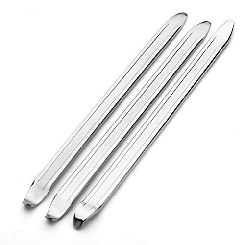 Fasmov Tire Iron Set - 3 Pcs Changing Tool Kit, Motorcycle Tire Spoons Iron Set, Remove Tool for Bike, Motorcycle, Scooter, Bicycle, Mower, 12 inch - Image 2
