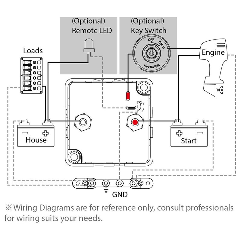 Voltage Sensitive Relay Automatic Charging Relay 125A Dual Battery Isolator (VSR) - Image 4