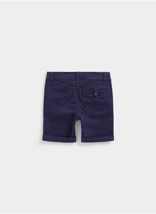 mothercare Navy Chino Shorts  - Image 2