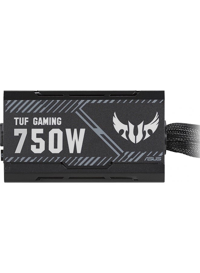 ASUS TUF Gaming 750W Bronze Power Supply Unit, 80 Plus Bronze Certified, Active PFC, 120,000+ Hours MTBF, ATX12V, 62A +12V Rail, Dual 4+4-Pin CPU Connectors, 4 x 6+2-Pin PCI-E, 4 x SATA, Comprehensive Protection (OPP/OVP/UVP/SCP/OCP/OTP), ROHS Compliant, 2.18kg | 90YE00D0-B0NA00 Black - Image 3