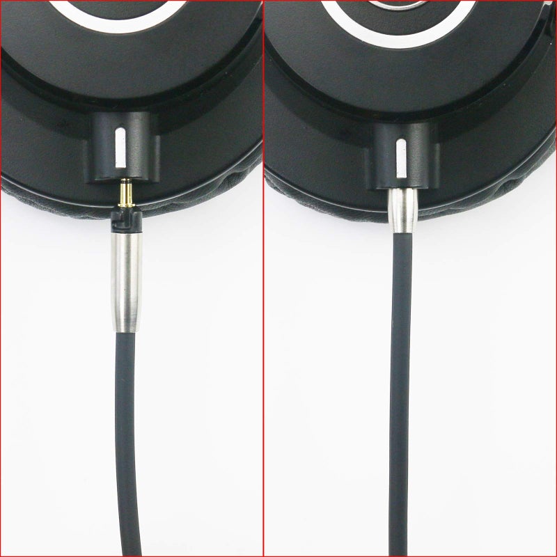 ABLET Replacement Audio Cable Upgrade Headphone Cord with Lock Connector Compatible with Audio Technica ATH-M50x, ATH-M40x, ATH-M70x, ATH-M60x Headphones 1.5meters/4.9feet - Image 4
