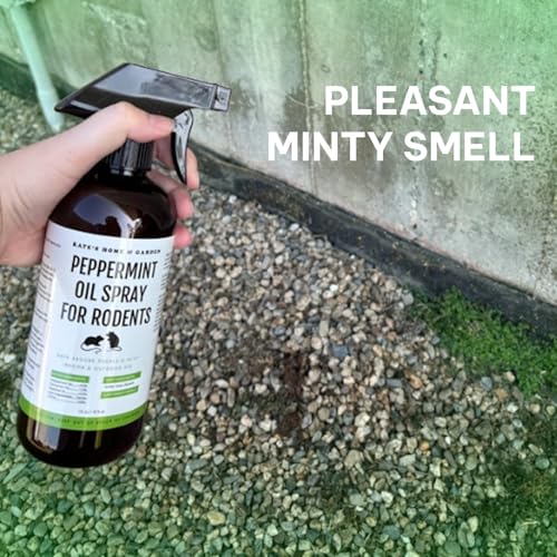 Kate Naturals Peppermint Oil Spray for Rodents, Squirrels, Mouse, Bat, Rat, Car Engines (16oz, Non-Toxic Rodent Repellent, Pet Safe) - Image 5