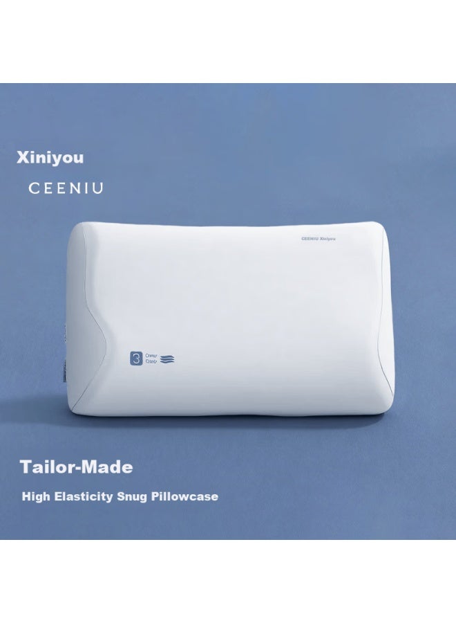 Ceeniu Memory Foam Pillowcase Cooling Breathable Pillow Cover - Image 2