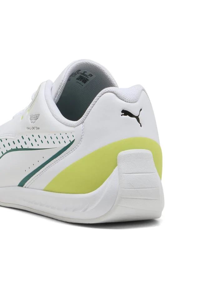Puma PUMA White-Lime Shimmer x ASTON MARTIN ARAMCO F1® TEAM Drift Cat 11 Sneakers Unisex  | Best Price UAE