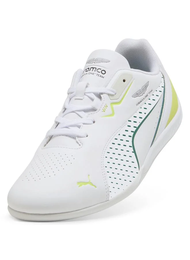 Puma PUMA White-Lime Shimmer x ASTON MARTIN ARAMCO F1® TEAM Drift Cat 11 Sneakers Unisex  | Best Price UAE