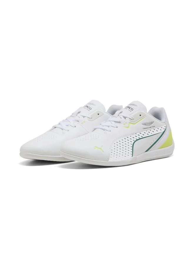 Puma PUMA White-Lime Shimmer x ASTON MARTIN ARAMCO F1® TEAM Drift Cat 11 Sneakers Unisex  | Best Price UAE