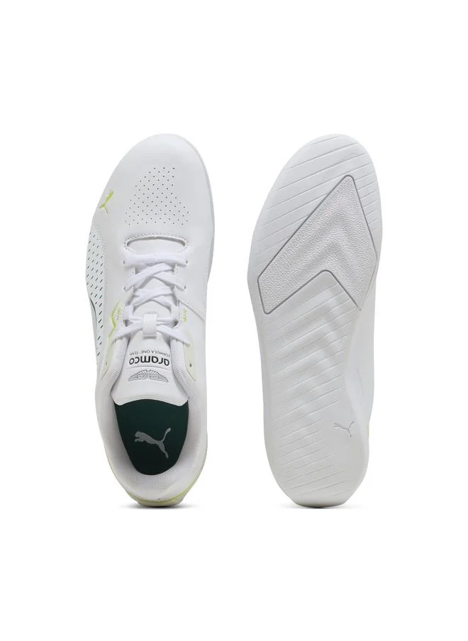 Puma PUMA White-Lime Shimmer x ASTON MARTIN ARAMCO F1® TEAM Drift Cat 11 Sneakers Unisex  | Best Price UAE