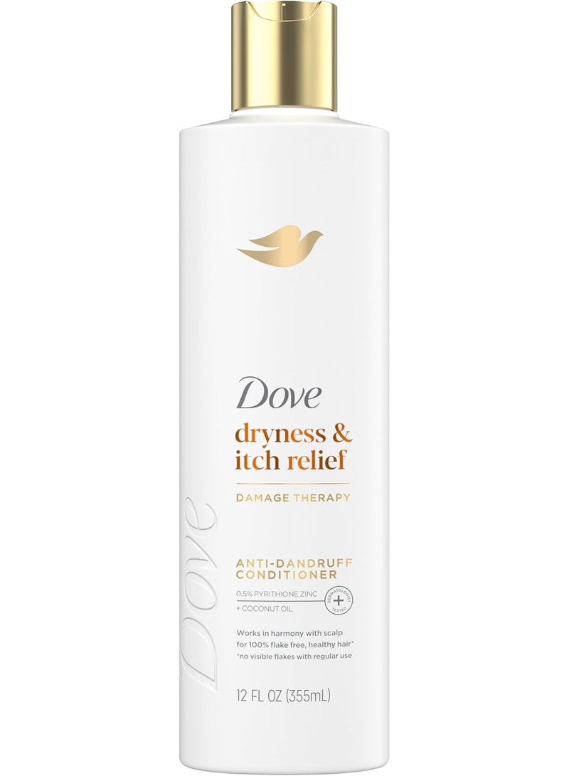 دوف بلسم دوف لعلاج جفاف وحكة فروة الرأس المتقشرة، مع بيريثيون الزنك وزيت جوز الهند، 355 مل - Image 1