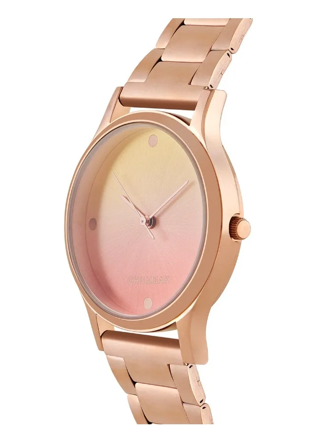 Chumbak TEAL BY CHUMBAK Analog Aztec Watch Rose Gold