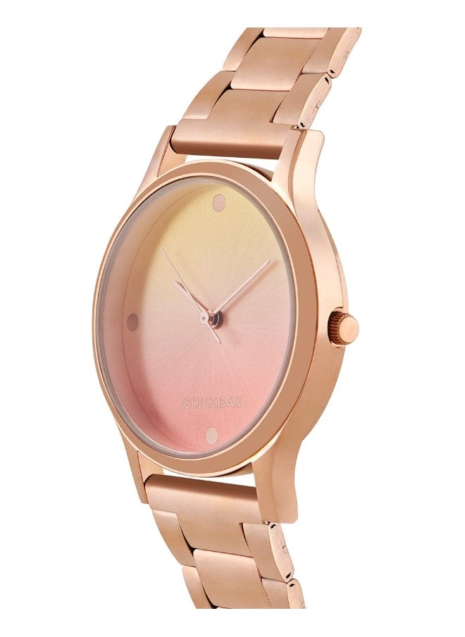 Chumbak TEAL BY CHUMBAK Analog Aztec Watch Rose Gold  - Image 4