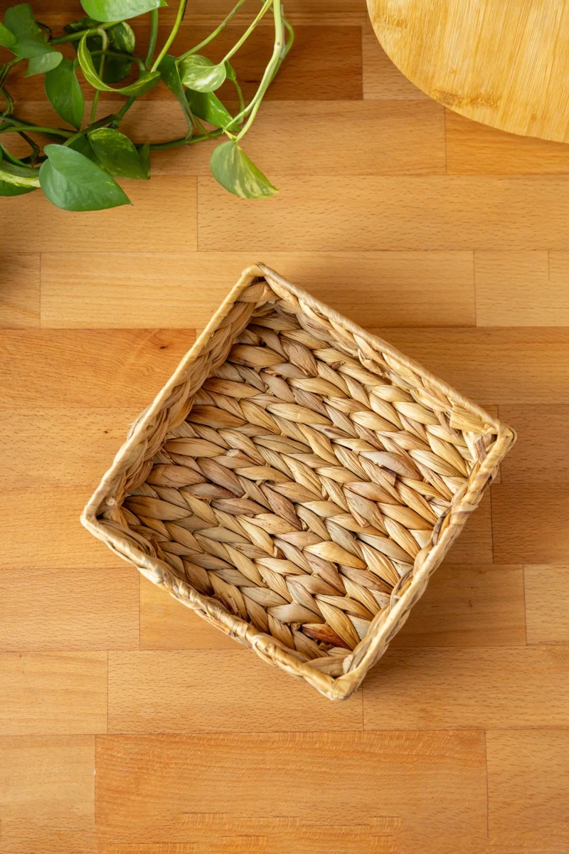 FH finehome Elda Wicker Square Napkin Holder