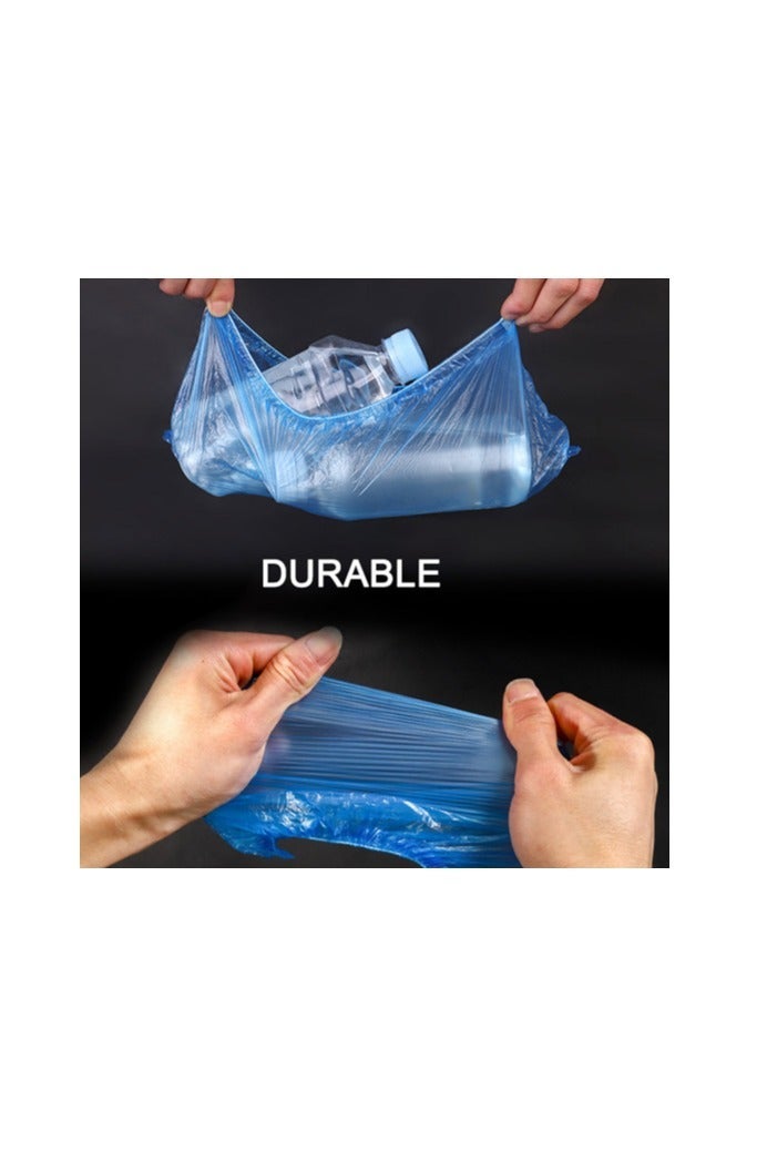 Mazko 100-Pack (50 Pairs) Disposable Non-Slip Shoe Covers – Waterproof, Recyclable Protective Overshoes – Durable CPE Boot & Shoe Protectors – One Size Fits Most – Blue - Image 5