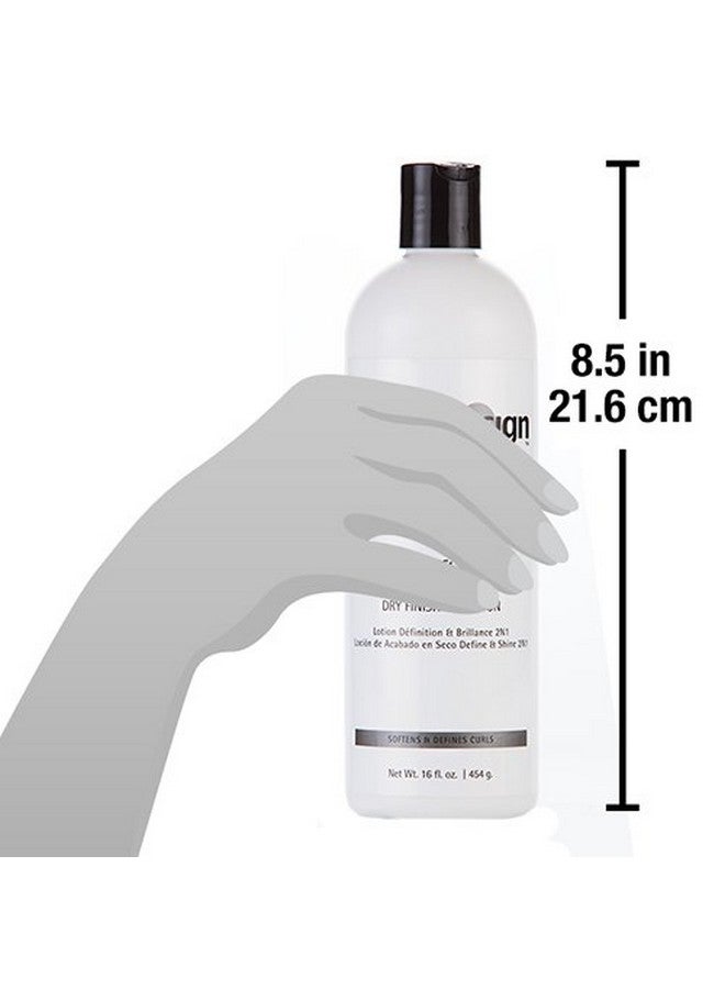 Design Essentials Define & Shine 2N1 Dry Finishing Lotion For Frizzy And Curling Hair 16 Ounce - Image 4
