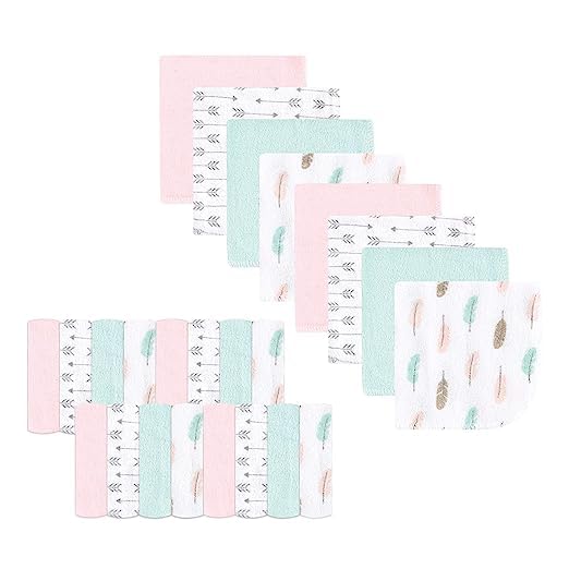 KASSY POP CURATED JUST FOR YOU Kassy Pop Baby Muslin Washcloths- Natural Muslin Cotton Baby Wipes - Soft Newborn Baby Face Towel and Muslin Washcloth for Sensitive Skin- 10x10 inches (Allcolors) - Image 2