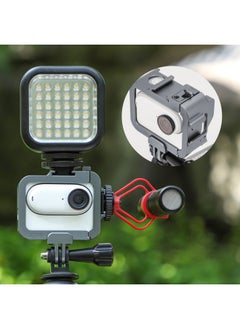 ماركة غير محددة Sunnylife For Insta360 GO 3 قفص أرنب معدني للكاميرا إطار ممتد تبريد أحذية باردة واقية - اللون: مشبك حقيبة الظهر  - Image 5