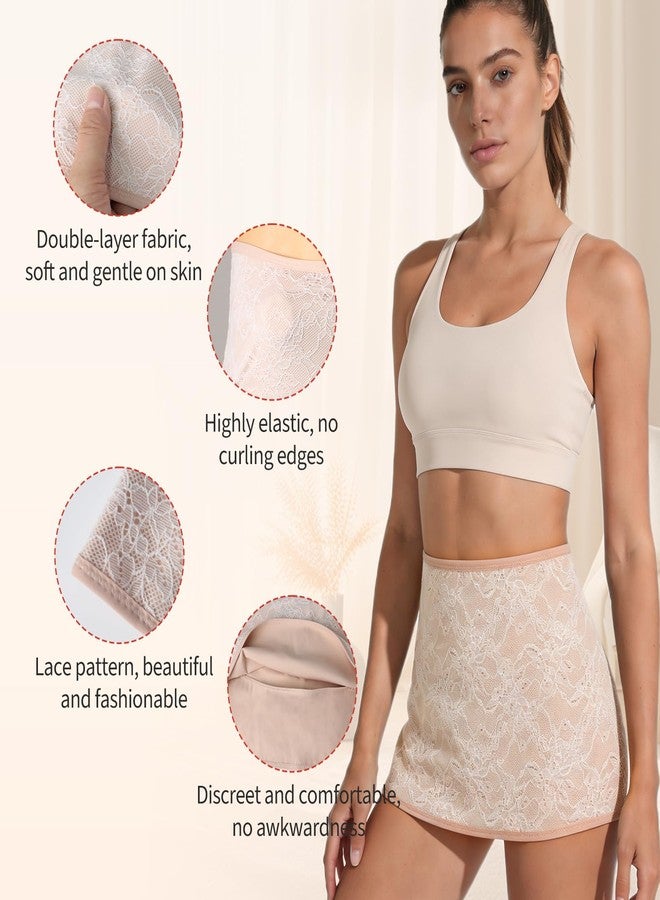 DERAYMI Ostomy Support Garments, Ostomy Wrap Colostomy Bag Covers, Hernia Ostomy Belt for Women Ostomy, Illeostomy, Colostomy, illeostomy, Urostomy Bag Covers (Nude Colored Lace, Medium - Image 2