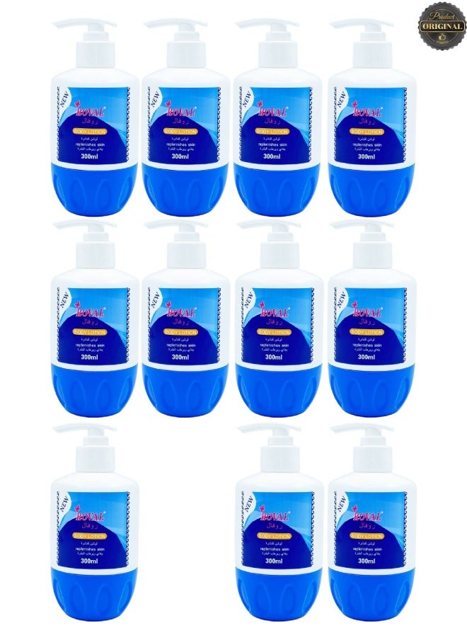 ROVAL 11 Pieces Body Lotion Replenishes Skin 300ML  - Image 1