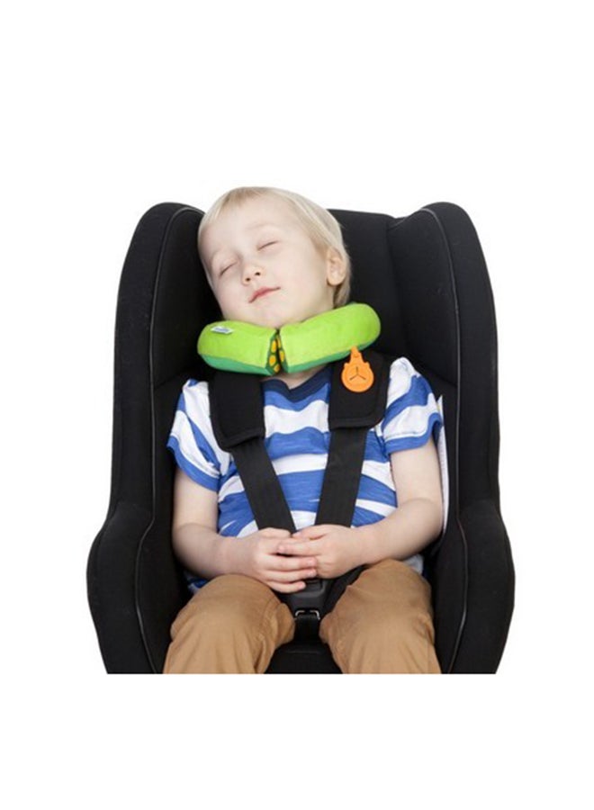 Trunki Yondi Green Dino Travel Neck Pillow for Kids, Ergonomic Child Neck Support Cushion for Car Journeys, Flights and Family Holidays - Image 5