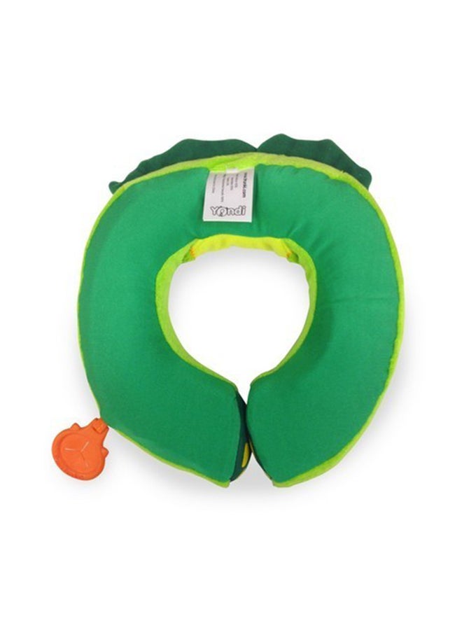 Trunki Yondi Green Dino Travel Neck Pillow for Kids, Ergonomic Child Neck Support Cushion for Car Journeys, Flights and Family Holidays - Image 4
