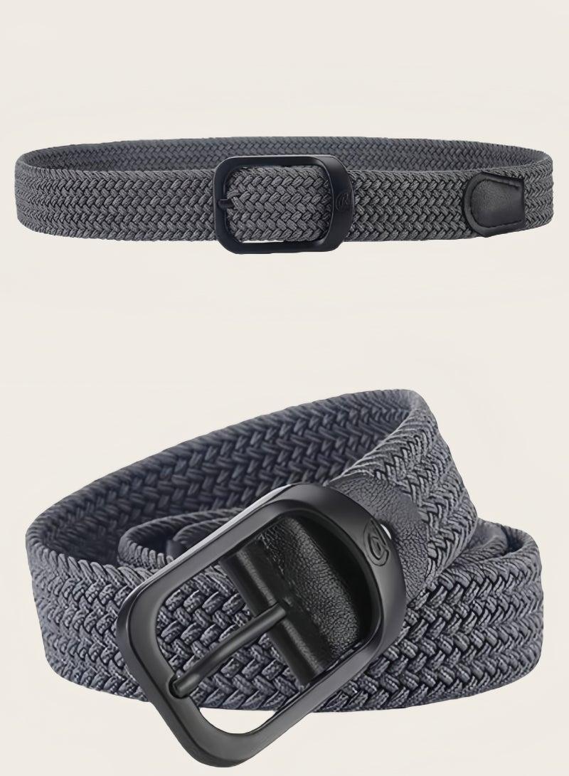 Woven Elastic Braided Web Belt,Stretch Belt for Men/Women/Junior  - Image 2