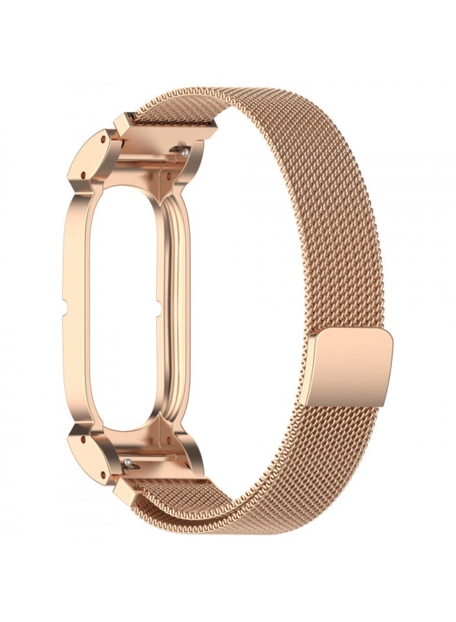 Factory-Used Fitbit Air Smart Watch Band Milanese Magnetic Metal Triple Bead Strap - Image 1