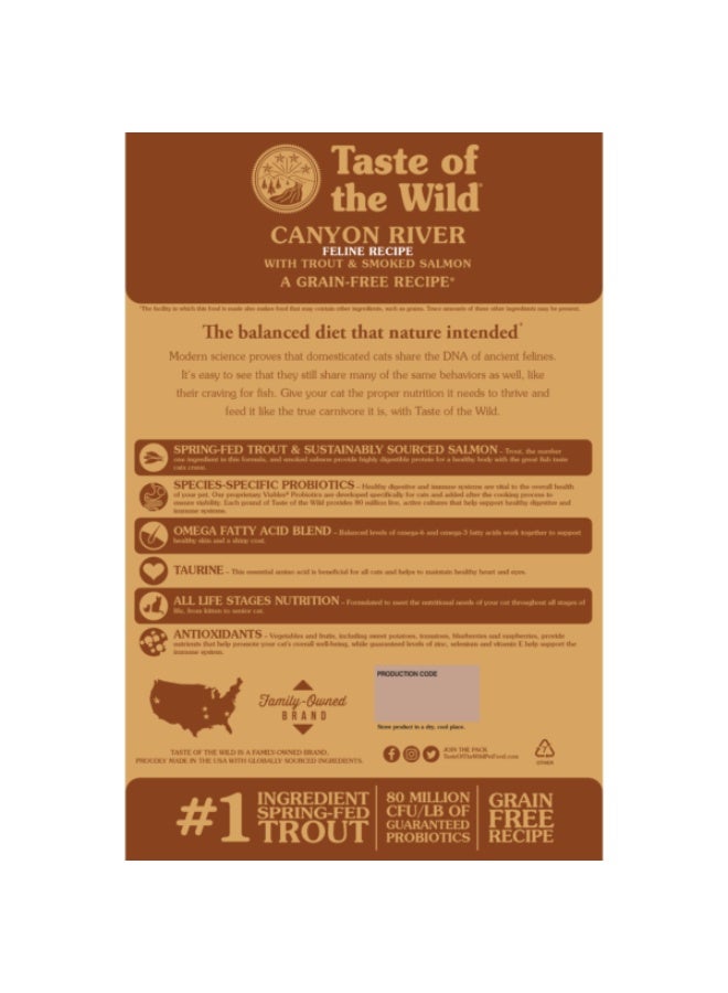 Taste of the Wild Canyon River Feline Recipe Dry Food For Cats 6.6kg - Image 3