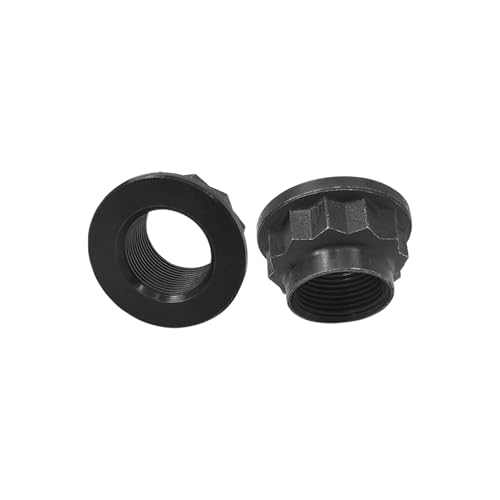 Mysttoo 2PCS Front Wheel Axle Shaft Nut Hub Driveshaft Nuts Compatible with Toyota Lexus Scion OEM 90177-22001 90080-17238 - Image 3