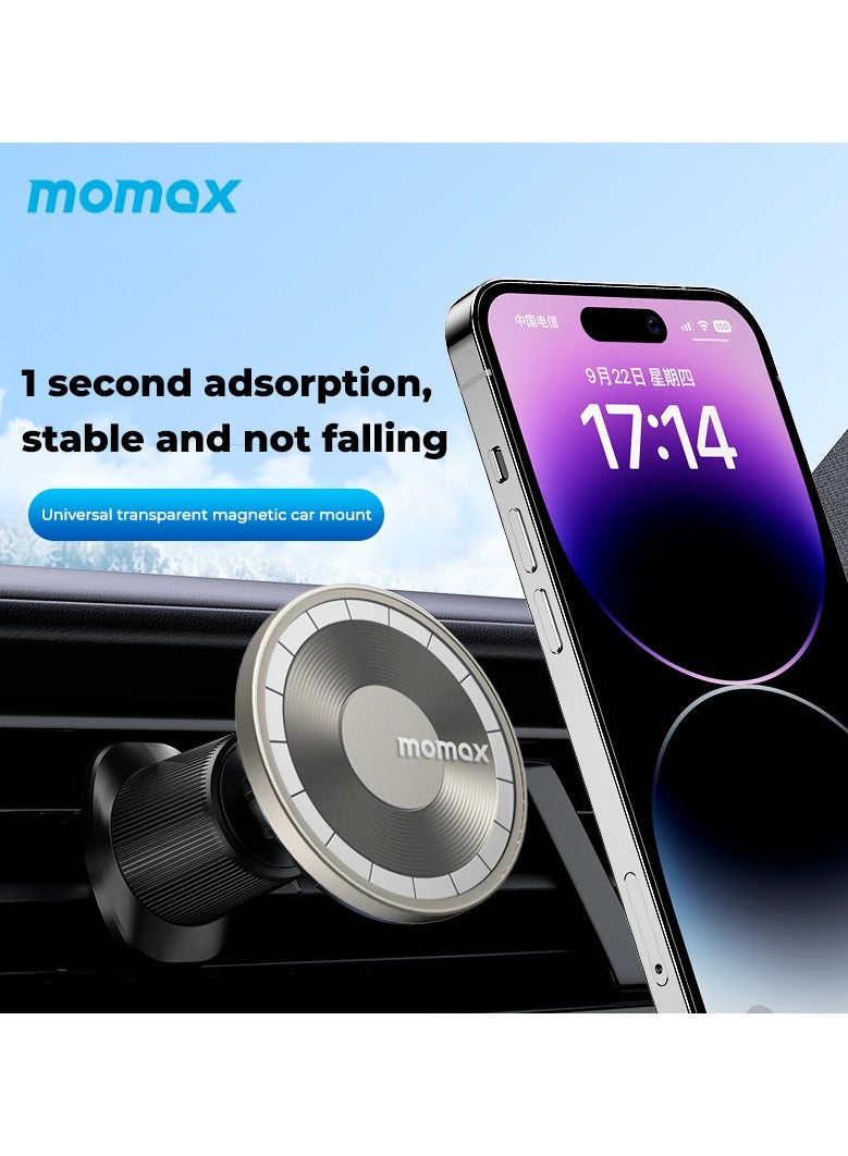 Momax MoVe Easy Magnetic Car Mount CM22L - Titanium - Image 2