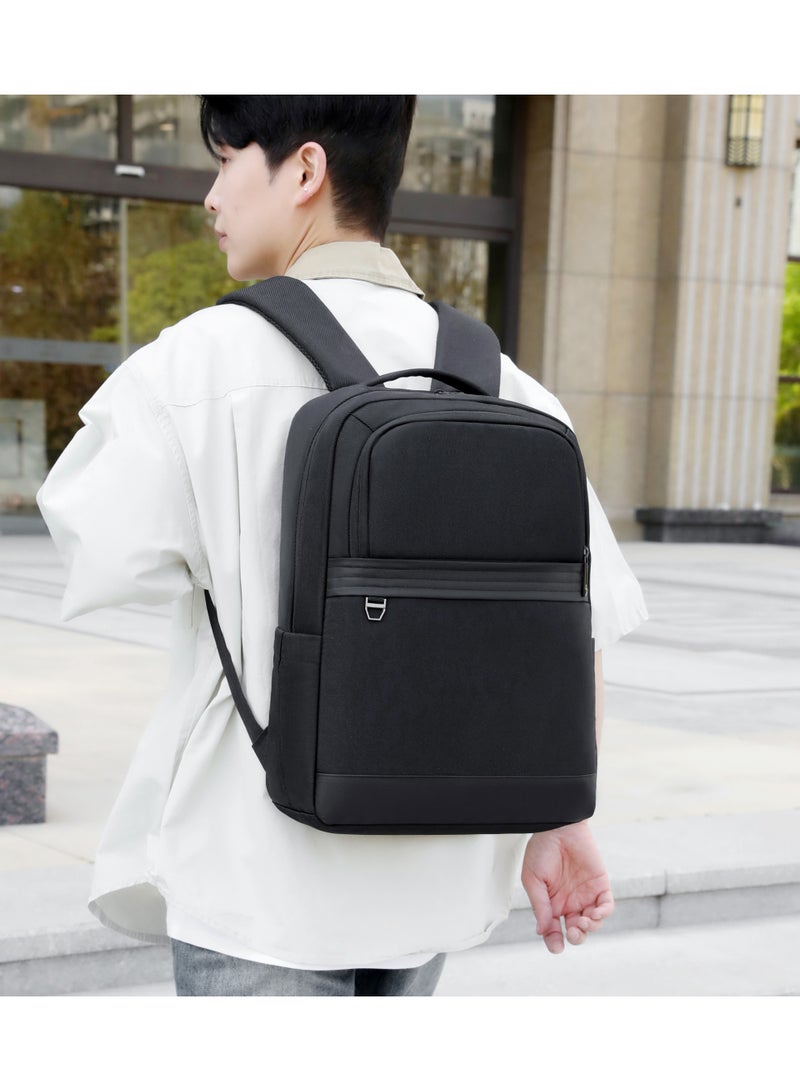 MEINAILI Menaili 2508 15.6-inch Waterproof and Shockproof Laptop Backpack with Luggage Strap - Image 2