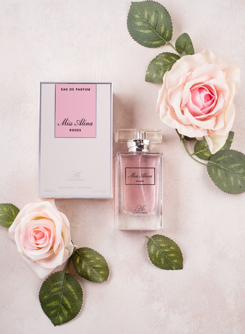 ألينا كوريل عطر مس ألينا روزيز للنساء من ألينا كوريل او دي بارفان 80 مل - Image 1