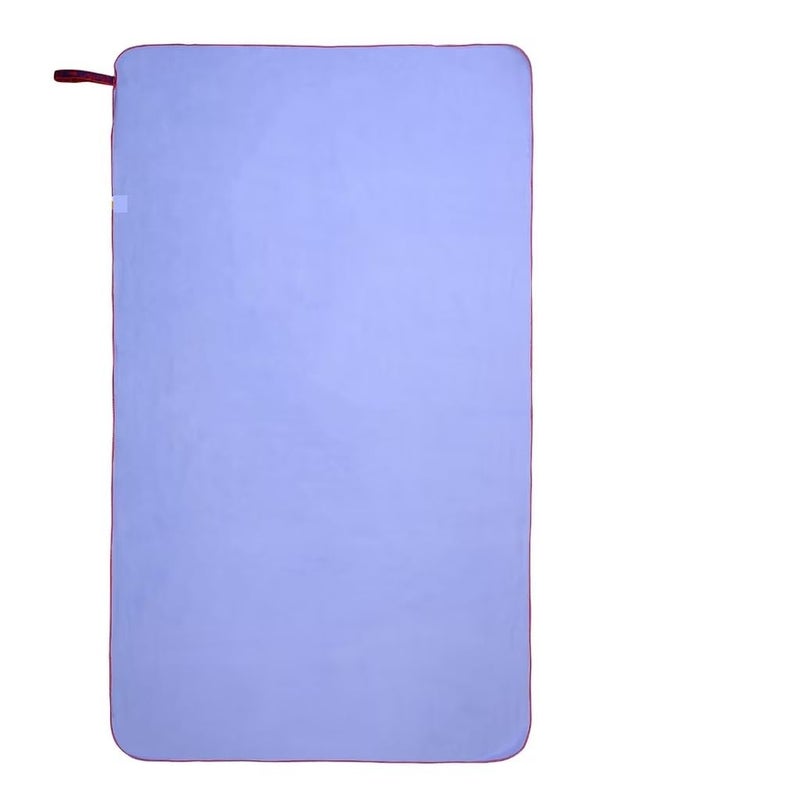 DECATHLON منشفة سباحة ميكروفايبر حجم L 80 × 130 سم (أزرق فاتح) - Image 1