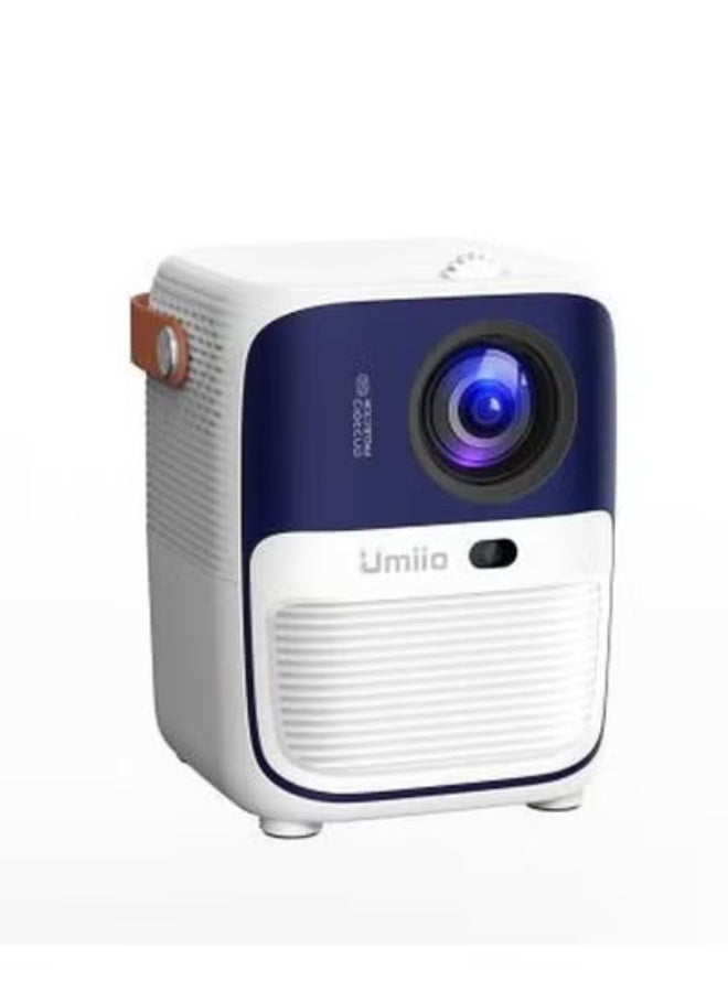 Umiio جهاز عرض ليزر محمول أندرويد Q2 – جهاز عرض ذكي بدقة Full HD مع واي فاي 5G، بلوتوث، HDMI، تصحيح تلقائي للزاوية ومكبر صوت مدمج | نطاق عرض 5 أمتار للسينما المنزلية، أفلام في الهواء الطلق والألعاب - Image 1