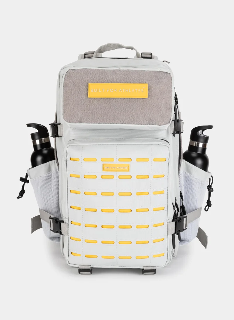 مصمم للرياضيين LARGE GYM BACKPACK BUILT FOR ATHLETES GREY YELLOW