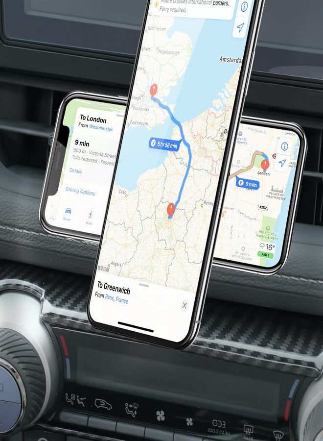 BEERTE fits for Magsafe Car Mount for Toyota RAV4 2019-2025 [20 Strong Magnets] Magnetic Phone Holder for iPhone 17 16 15 14 MagSafe Case Car Air Vent Cell Phone Navigation Automobile Cradles - Image 4