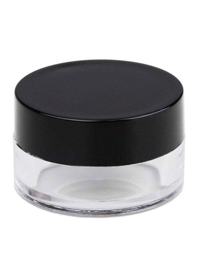 Beauticom 50 Jarsbeauticom Highgraded 5 Grams5 Ml Bpa Free Thick Clear Acrylic 100% No Leak Plastic Empty Containers With Black Lid For Cosmetic Lip Balm Beads Creams Lotion Liquids Sample Travel - Image 1