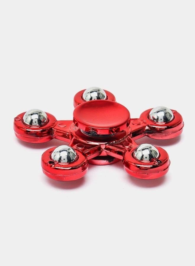 Finger focus game made of metal mixture of metal mixture to relieve pressure for children (red) - Image 2