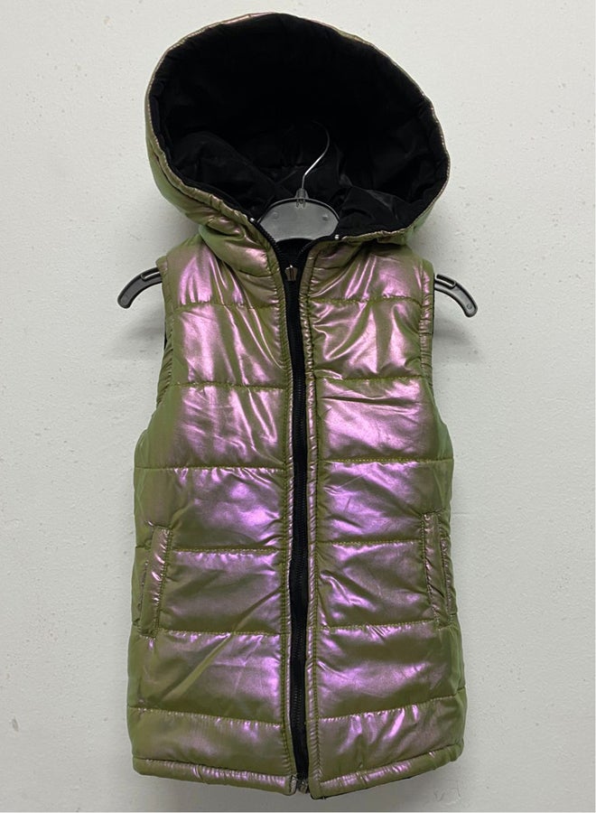 gillet long double face
