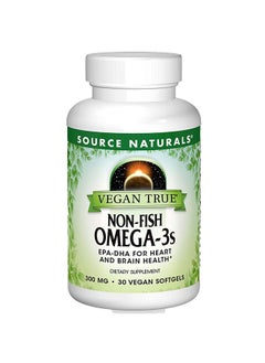 Source Naturals Source Naturals Vegan Omega-3, 300 mg, 30 Vegan Softgels 